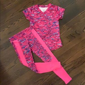 Girls athletic outfit